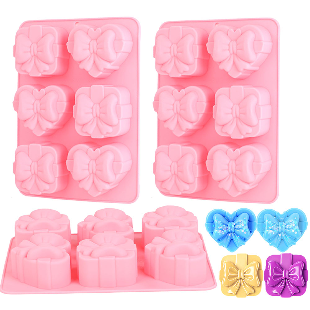 Candle Supplies Tins - مربع شكل قلب قالب من السيليكون