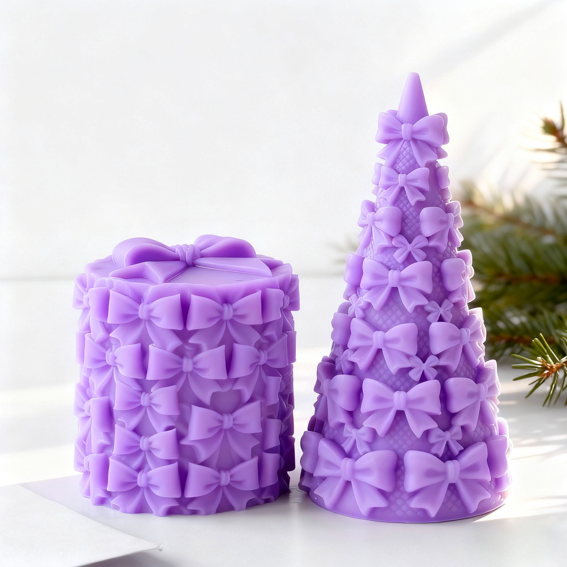 Candle Supplies Tins - ثلاثية الأبعاد ربطة القوس فيونكة شجرة