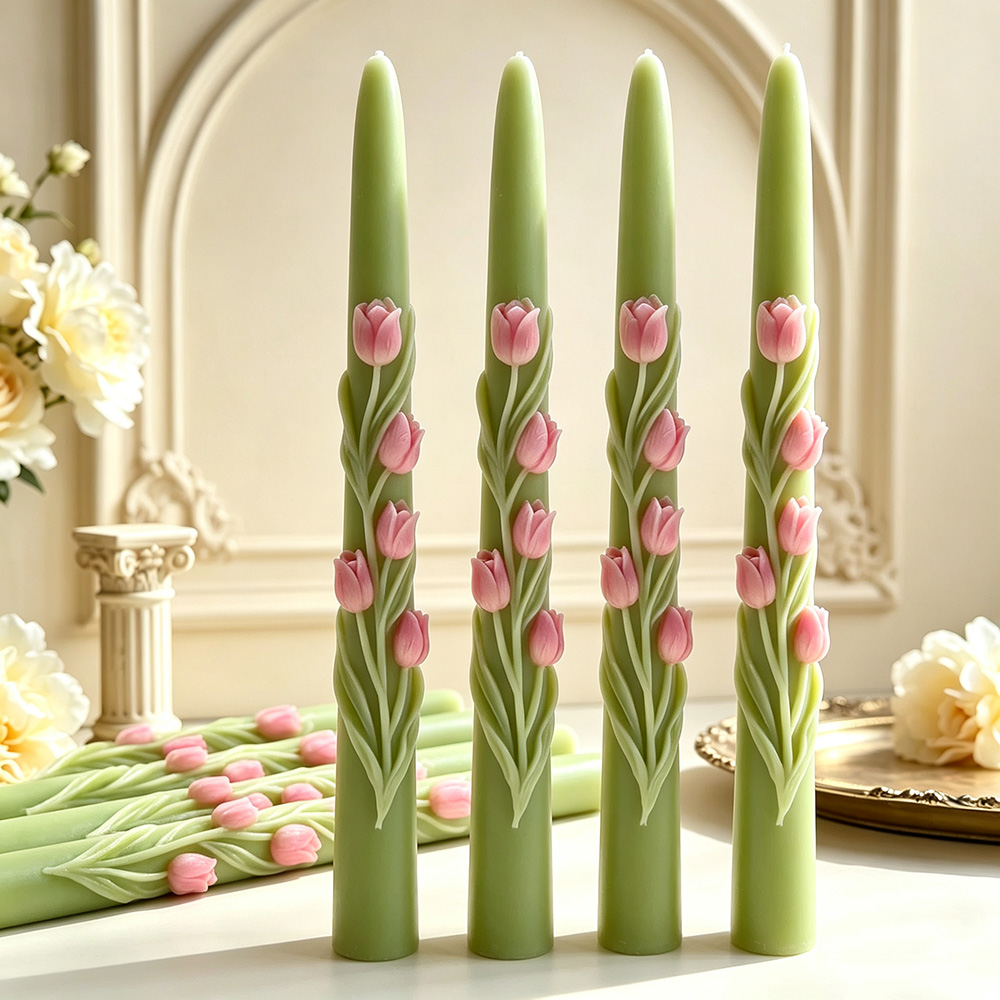 قالب سيليكون لصنع شموع الزهور  - مراجعة Candle Supplies Tins وسعره
