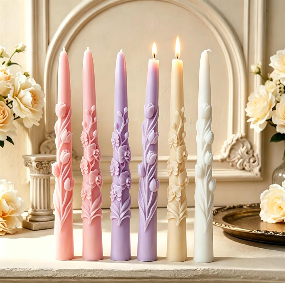 قالب سيليكون لصنع شموع الزهور  - مراجعة Candle Supplies Tins وسعره