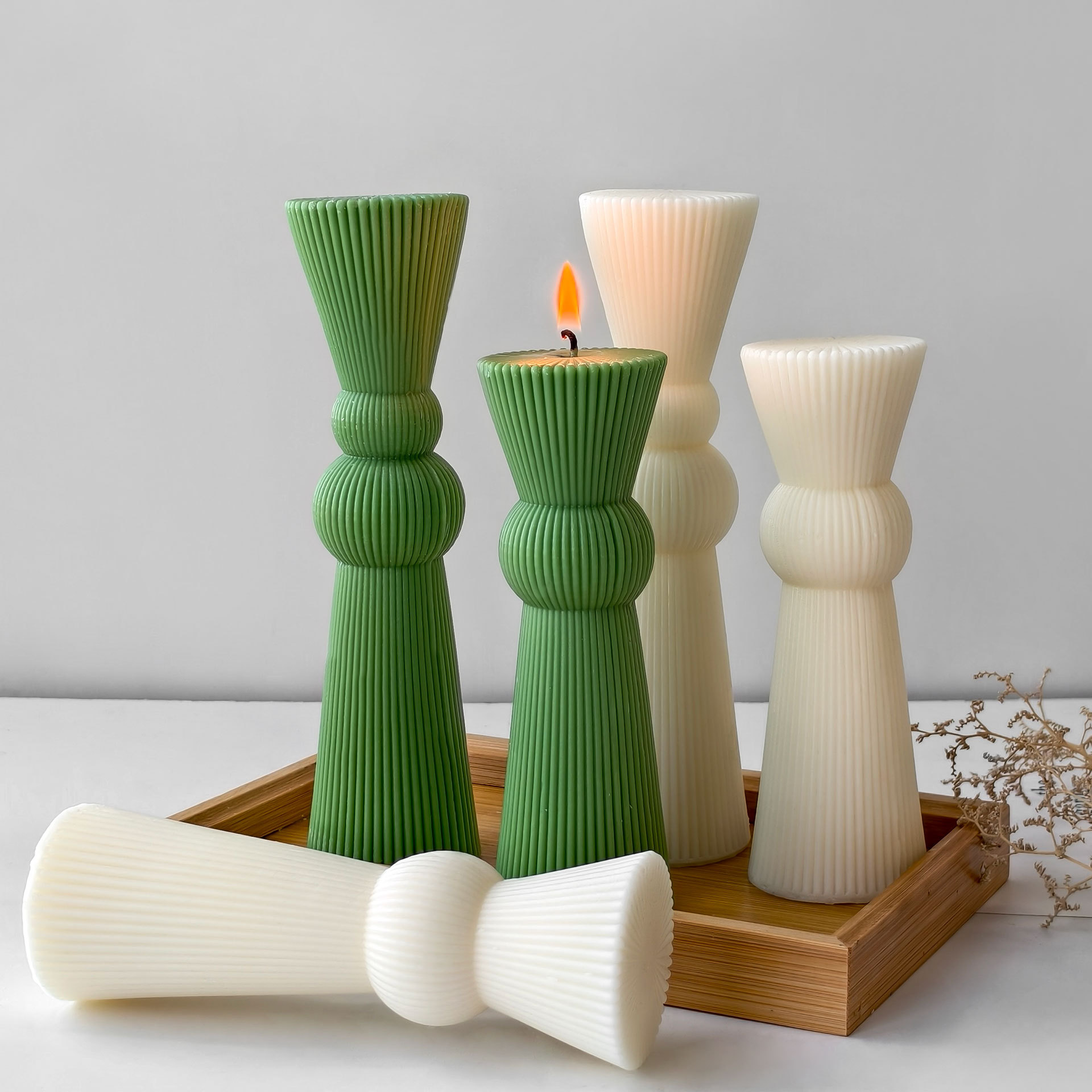 لتقوم بها بنفسك قضيب طويل مخطط - مراجعة Candle Supplies Tins وسعره